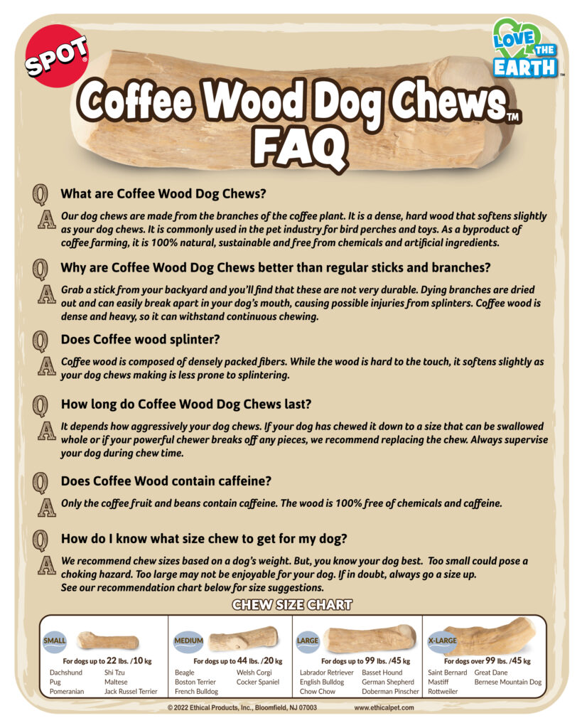 Love the earth - Bois de café en bâton - Ethical Products inc.