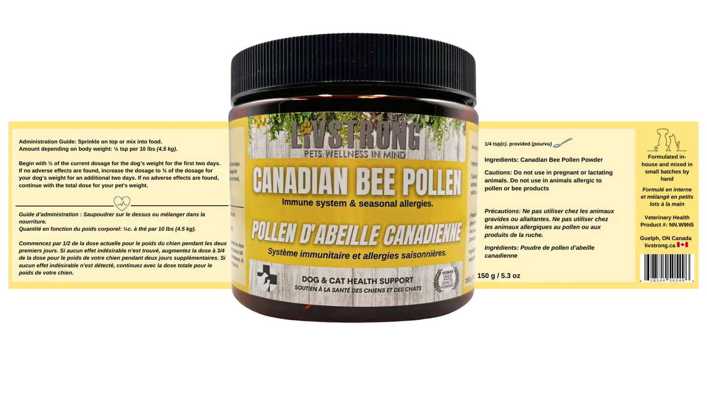 Pollen d'abeille canadienne - Supplément - Livstrong