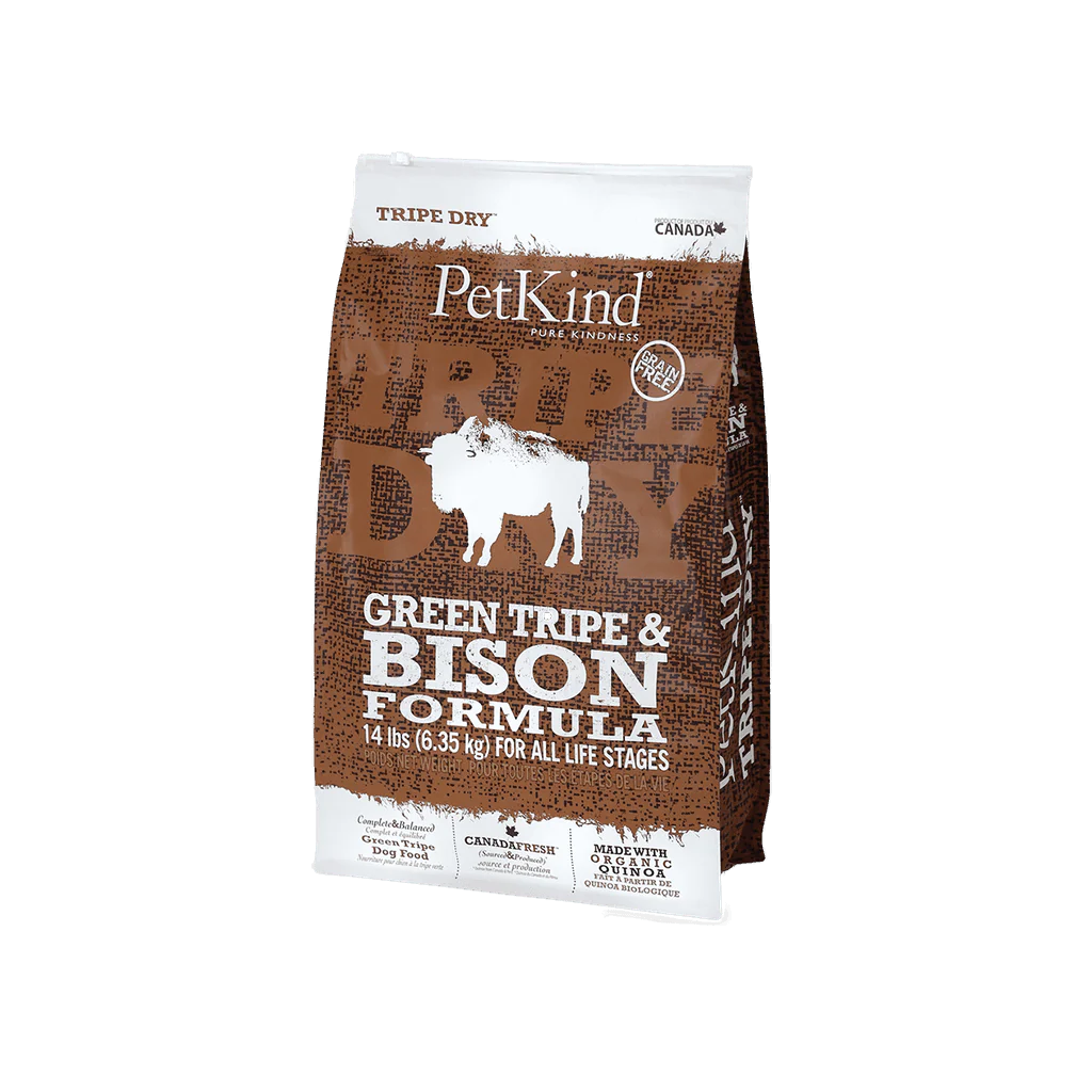 Formule Tripes Vertes & Bison - PetKind (DISPONIBLE EN 3 FORMATS)