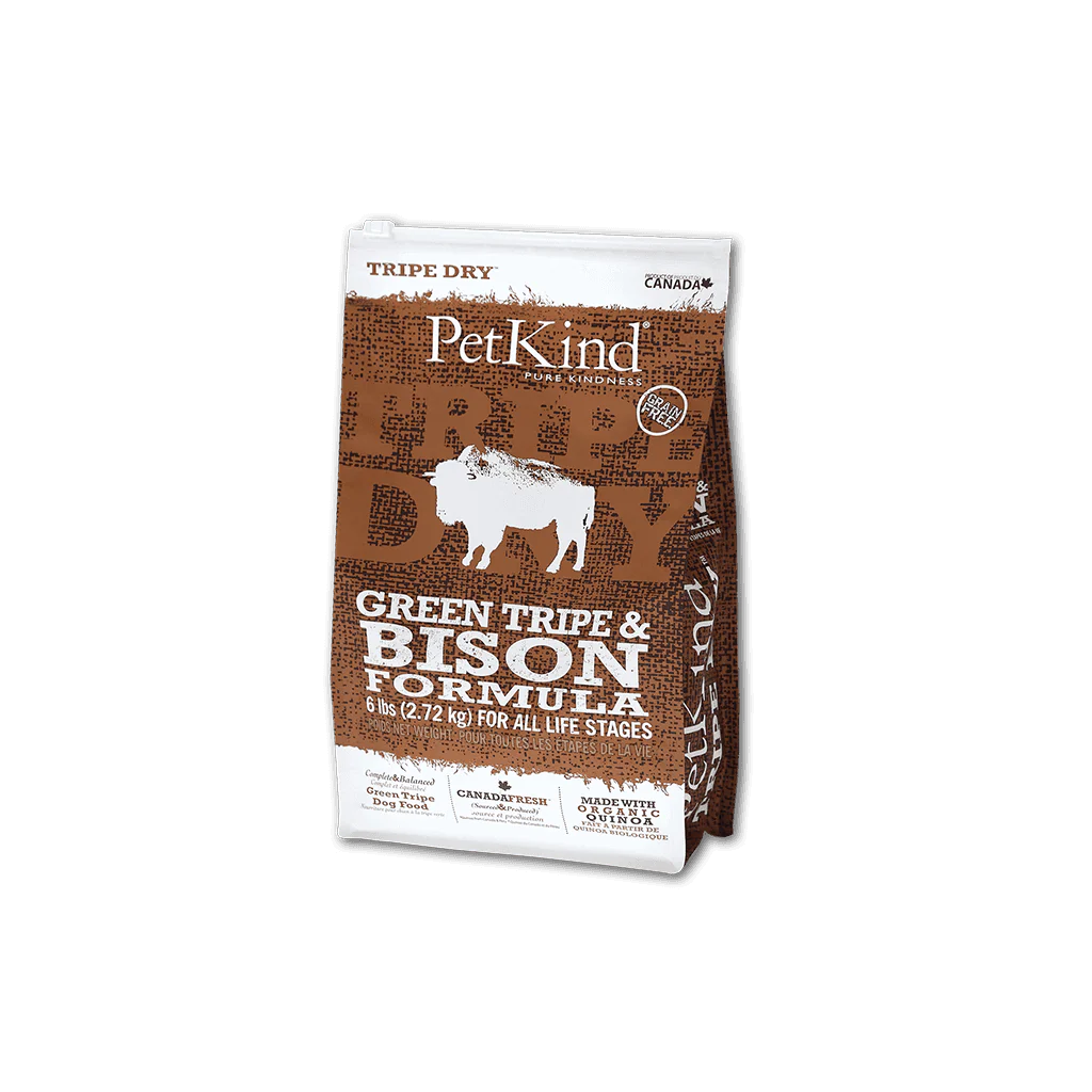 Formule Tripes Vertes & Bison - PetKind (DISPONIBLE EN 3 FORMATS)