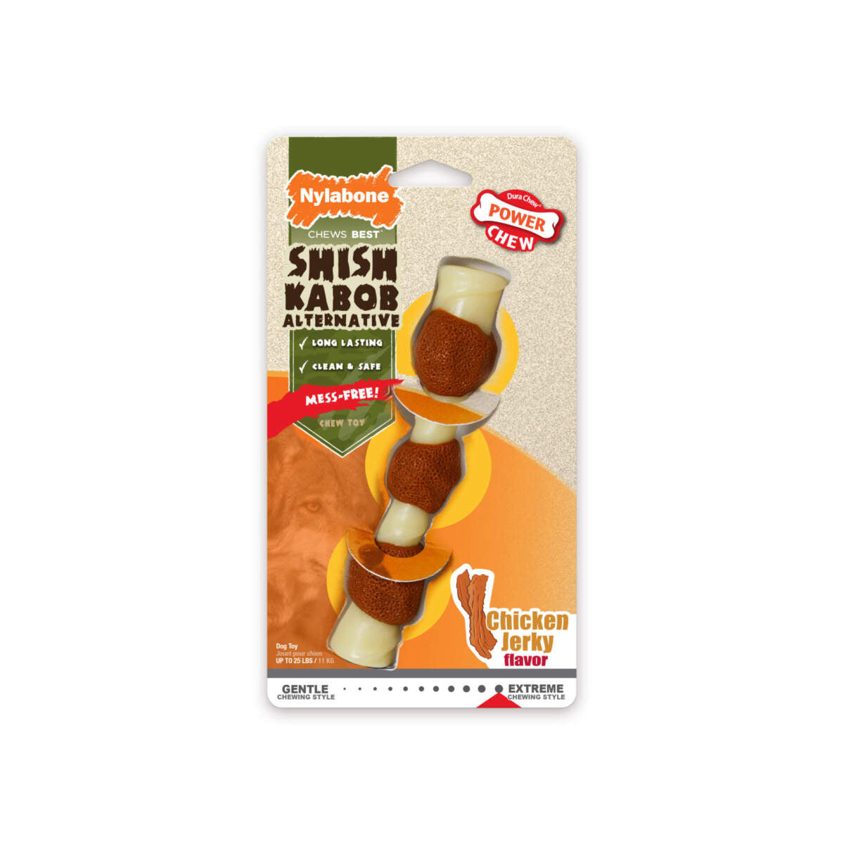 Power chew Shish Kabob (poulet) - Jouet à macher - Nylabone