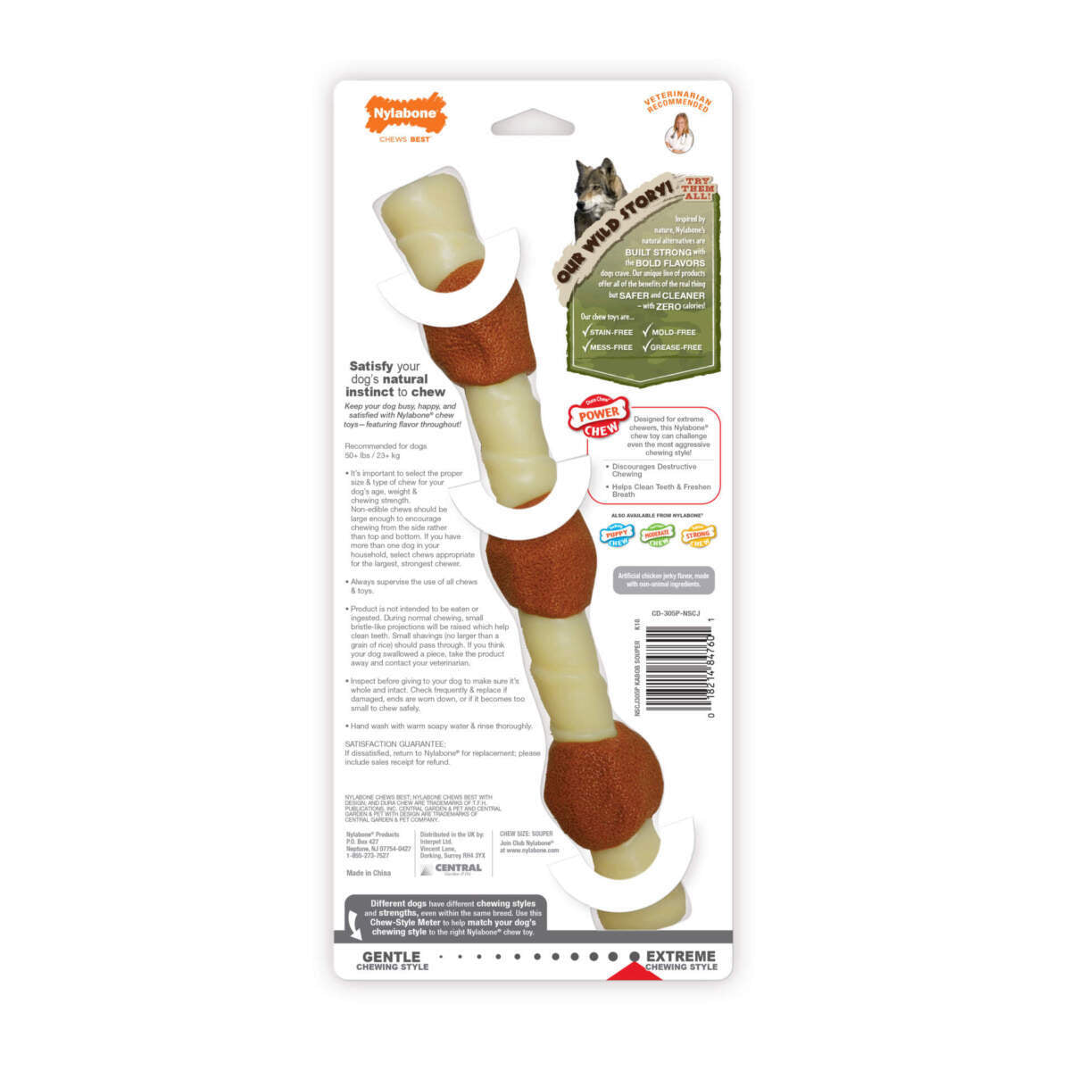 Power chew Shish Kabob (poulet) - Jouet à macher - Nylabone