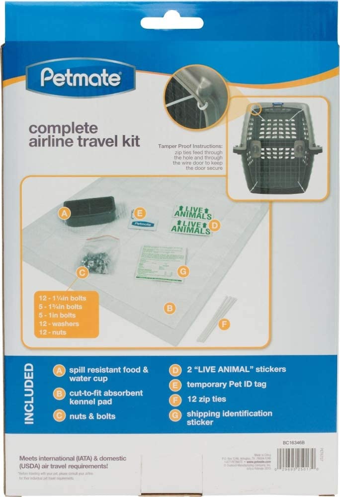 kit de voyage pour cage de transport - Petmate