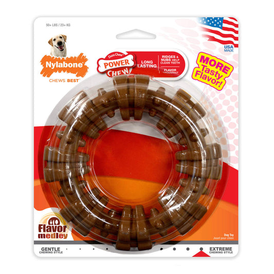 Power chew Textured Ring - Jouet en anneau - Nylabone