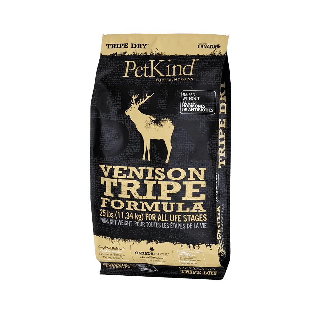 Formule tripes de venaison - PetKind (DISPONIBLE EN 2 FORMATS)