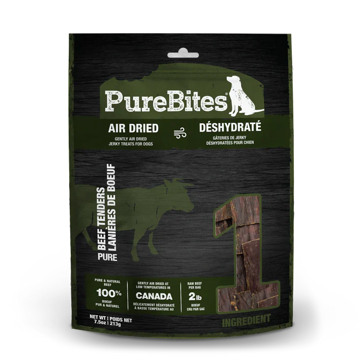 Lanières de bœuf déshydratées - Gâteries de Jerky - PureBites