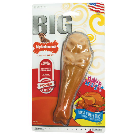 Flavor Frenzy big chew (festin de dinde rôtie)- Jouets à mâcher - Nylabone