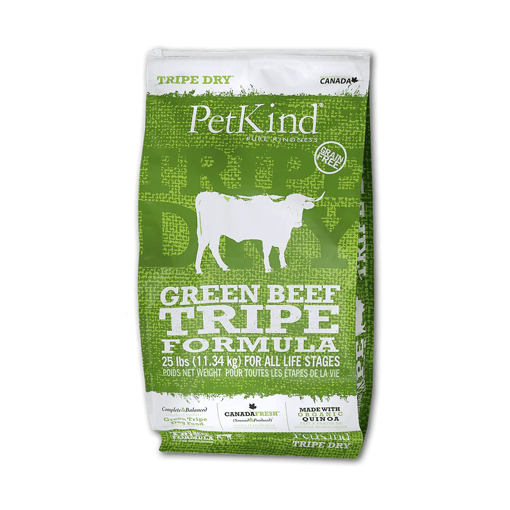 Formule tripes de bœuf vertes - PetKind (DISPONIBLE EN 3 FORMATS)