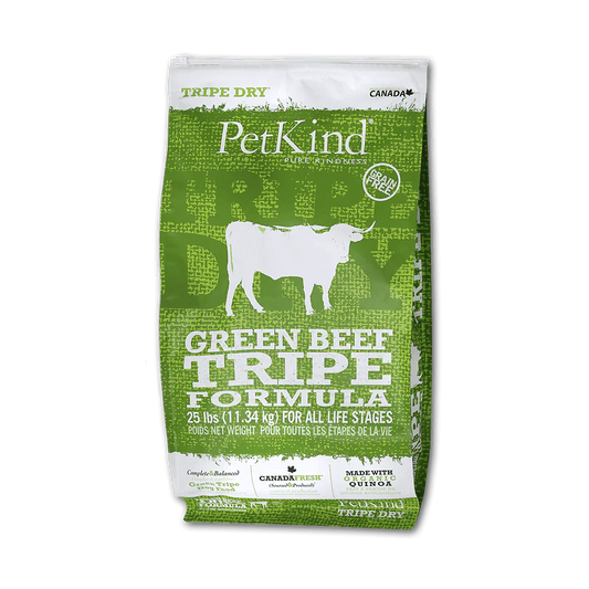 Formule tripes de bœuf vertes - PetKind (DISPONIBLE EN 3 FORMATS)