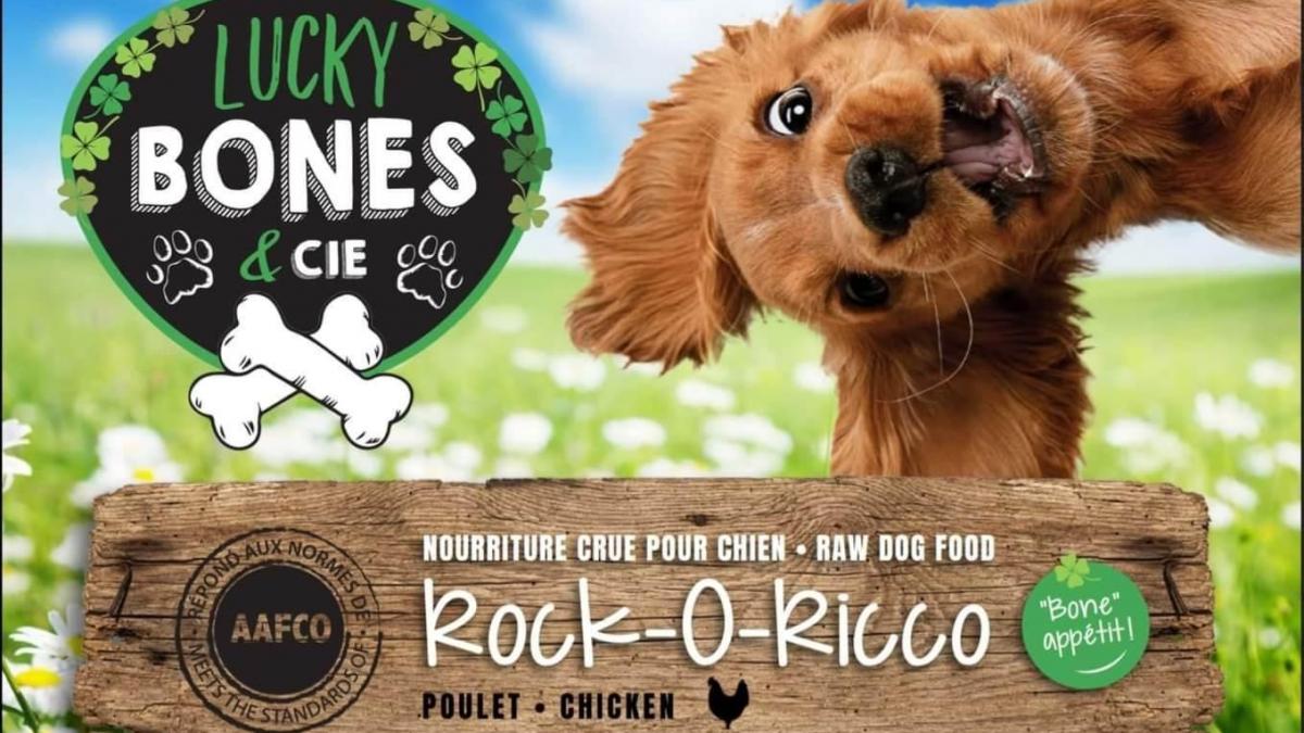 Rock-O-Ricco - Nourriture crue (poulet) - Lucky Bones